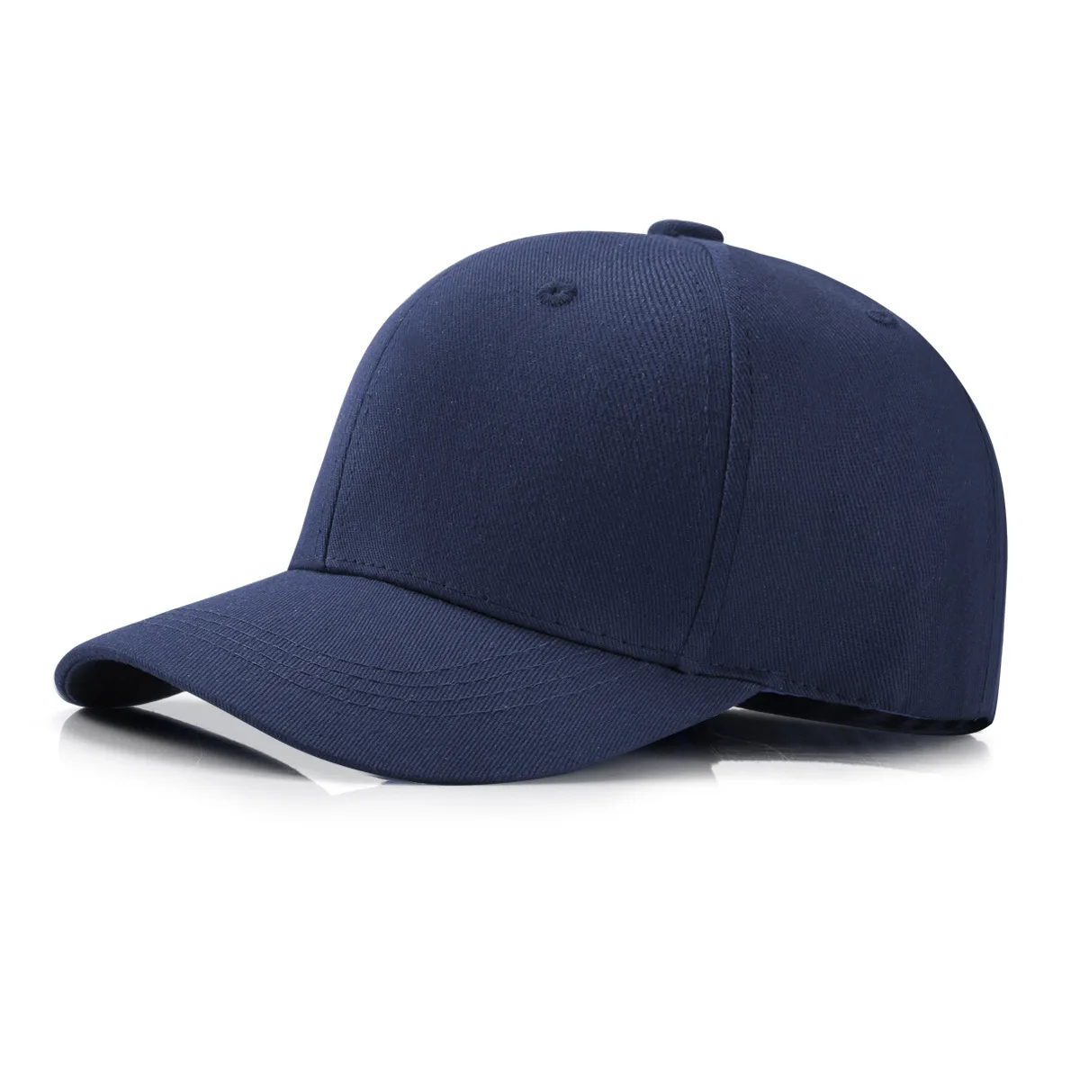6 panel non-fading outdoor custom caps logo baseball cap dark red cotton structured basic baseball hat