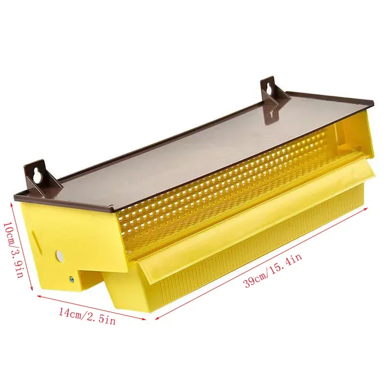 simple pollen collector beekeeper with wood pollen trap for plastic pollen trap