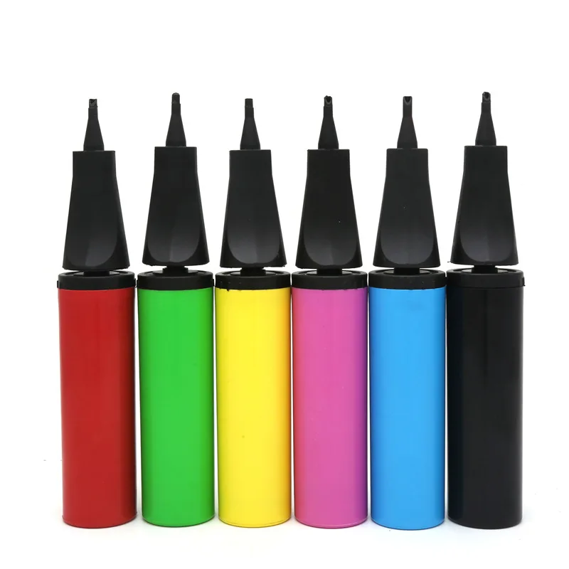 Mini Plastic Balloon Pump Hand Held Ball Party Balloon Inflator Air Pump Portable Useful Balloon Decoration Tools