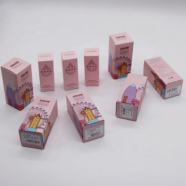 Customized Empty Craft Paper Color Luxury Mini Gift Skin Care Packaging Nail Polish Perfume Box