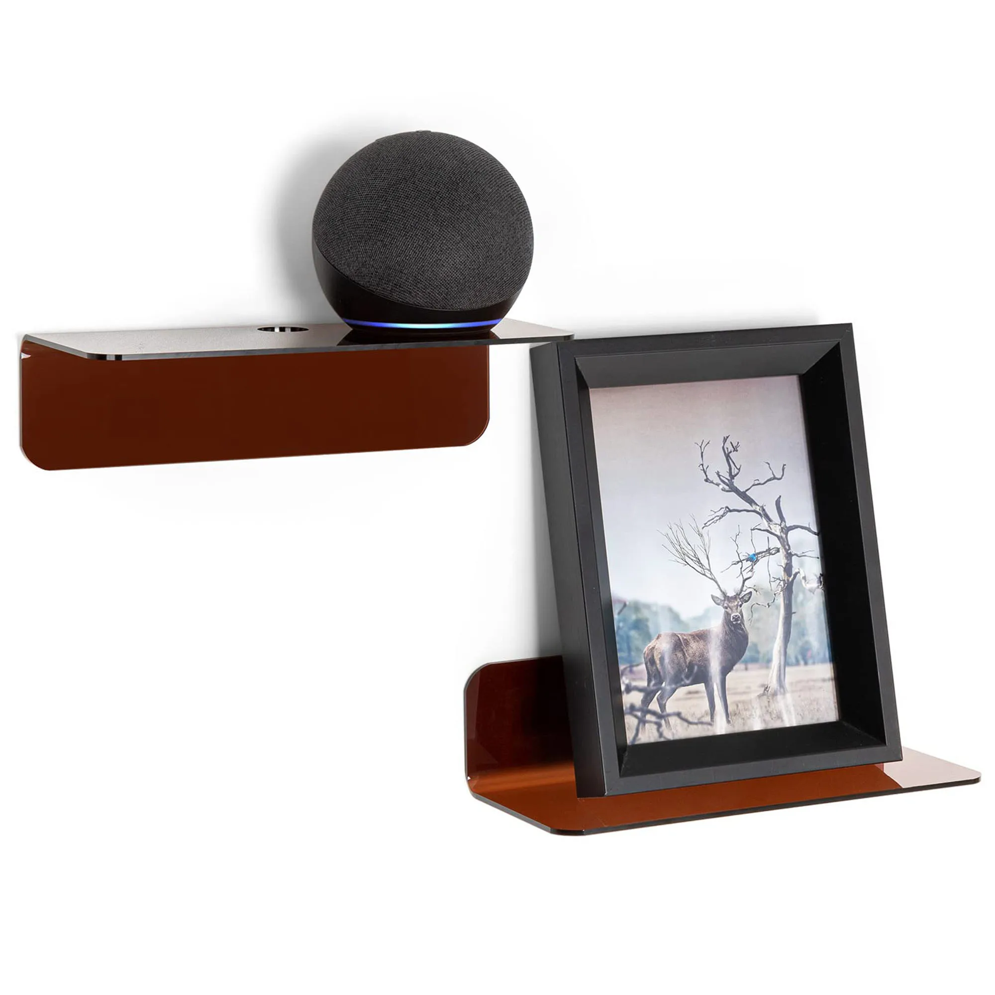 2 Pack Corner Shower Caddy Transparent Wall mounted Bathroom Acrylic Corner Shelf