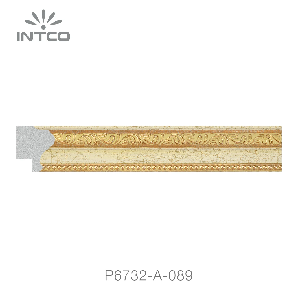 INTCO New Arrival  Factory Price Decorative Patina Antique Painting Art Photo Picture PS Moulding Frame