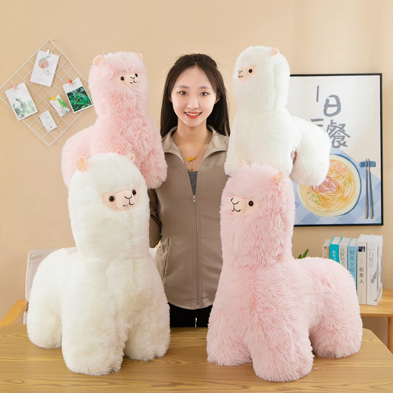 IN STOCK soft kawaii cute plushie Plush animal toys alpaca doll Throw pillow stuffed alpaca plush toy Farm animals
