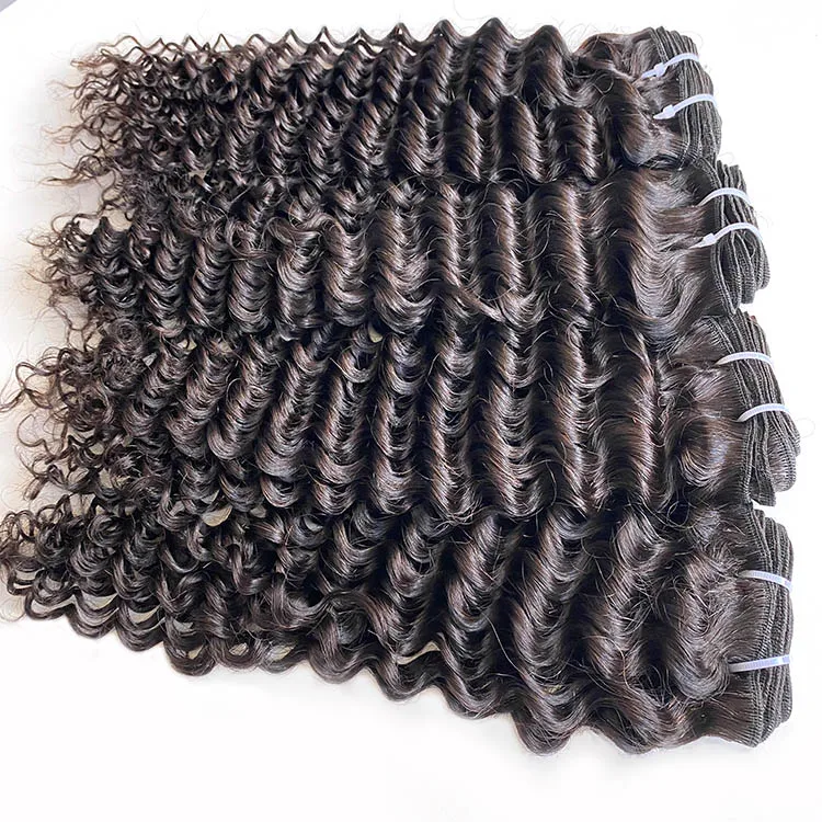 Unprocessed curly hair 30 inch curly bundles Natural Black magic curl bundle indian raw human hair