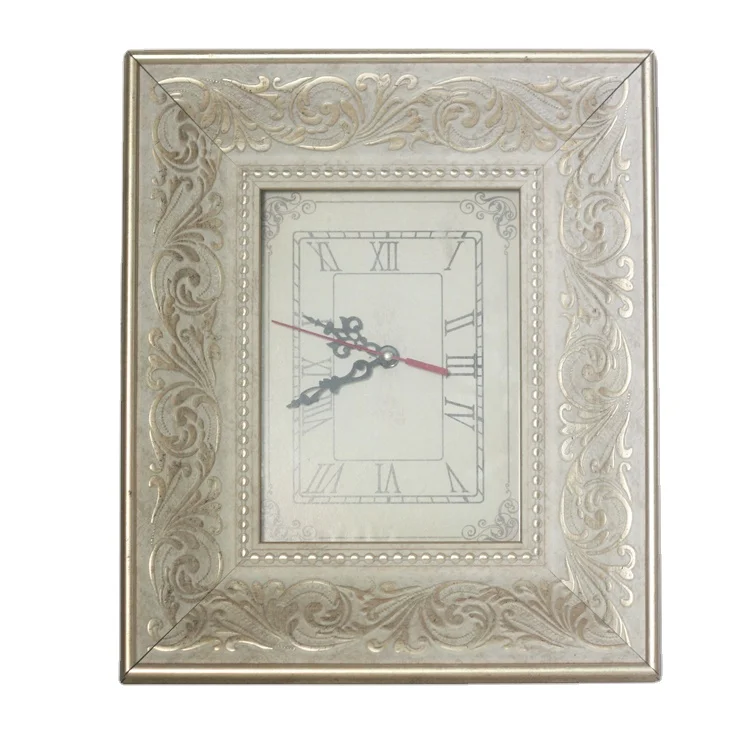Fashion Promotion Item Round Home Decorative Decor Wall Clock Photo Frame Wall Clock