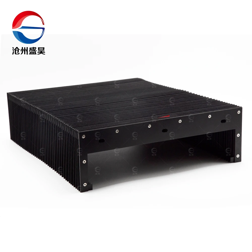 SHENGHAO design dust proof protective pvc fabric accordion bellow cover bellows shield