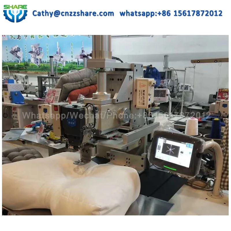 Automatic Cushion Pillow Sewing Machine