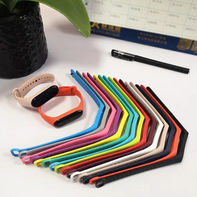  Цветной сменный ремешок для браслета Miband 4 Xiaomi Mi Band Красочный наручный Браслет замена