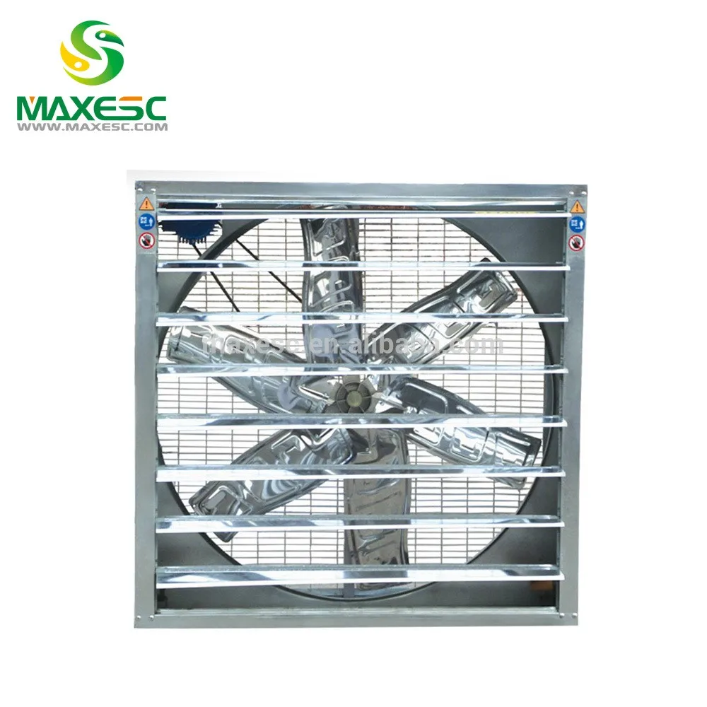 Axial Flow Exhaust Fan with Automatic Damper 36" Ventilation