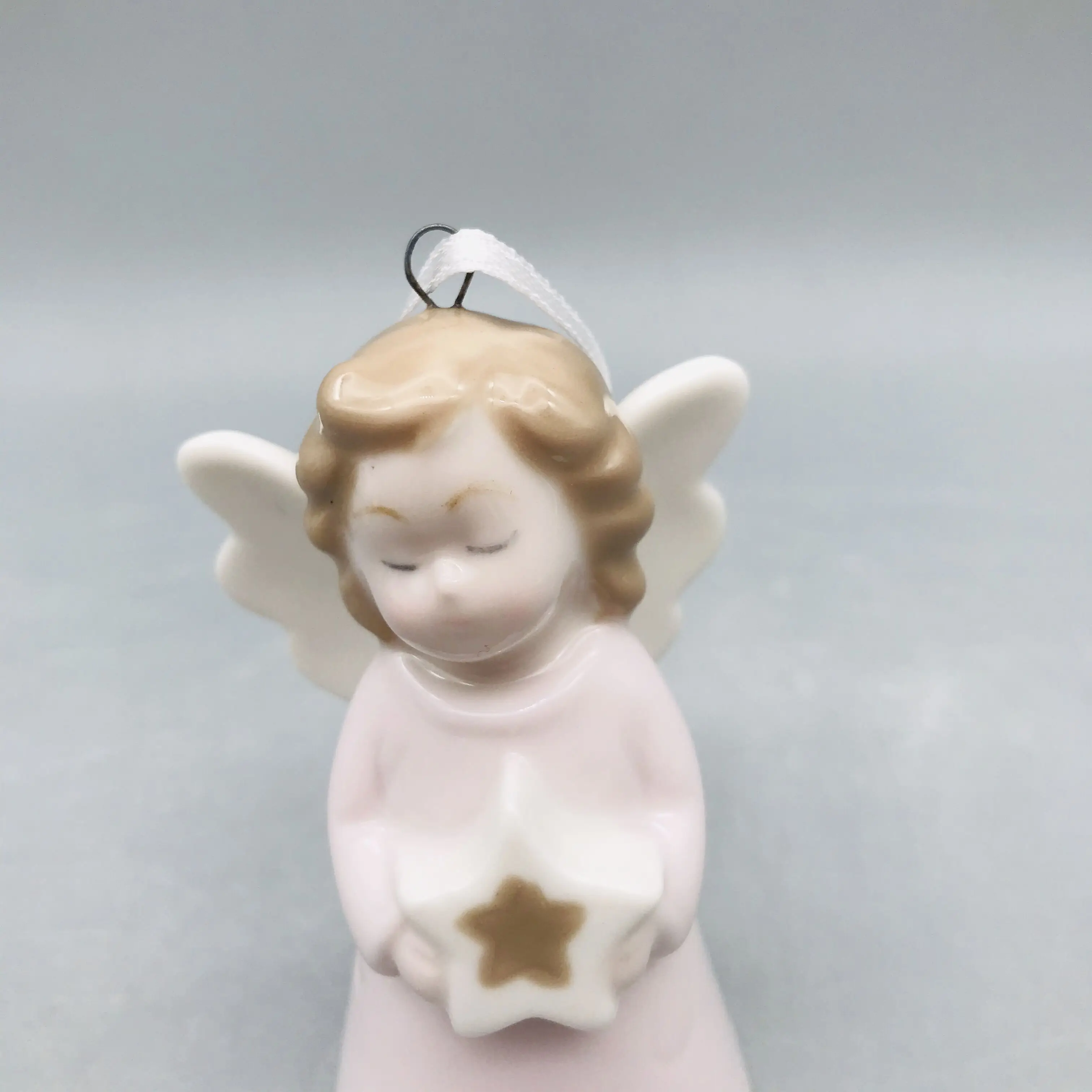 New model cute ceramic hanging painting angel ornaments