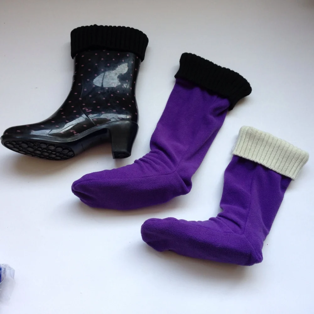 
high quality winter kids warm & soft fleece boot liners 