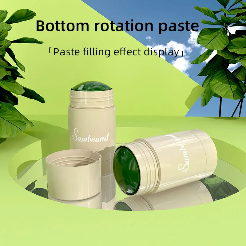 Custom Luxury private label Printed PET 50Ml Stick Deodorant Container Refillable Stick Container