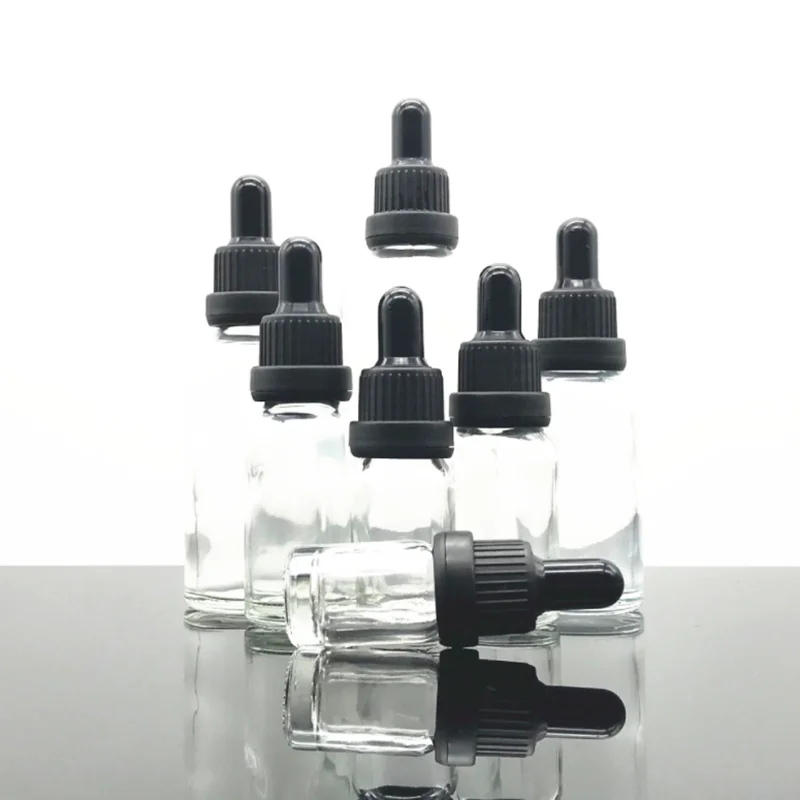 5ml 10ml 15ml 20ml 30ml 50ml 100ml Amber Empty Essential Oil Glass Bottle With Childproof Plastic