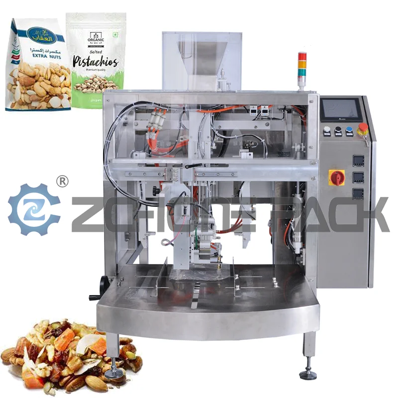 Multi-Function Automatic Doypack Pouch Filling Packaging Machine granule nuts Gummy Candy Premade Bag Packing Packaging machine