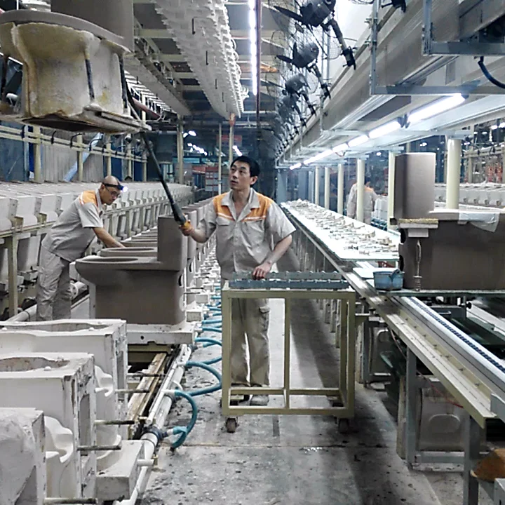 Spagless Working Mold Technology Sanitaryware Ceramic Casting Slip Battery Producing Plants