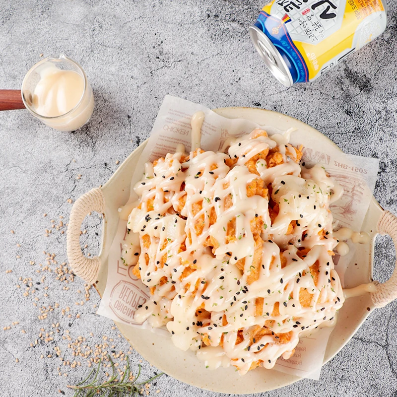 Hot Sale Asian Style Flavor 1kg Fried Chicken Sauce Restaurant Use Yogurt Cheese Sauce