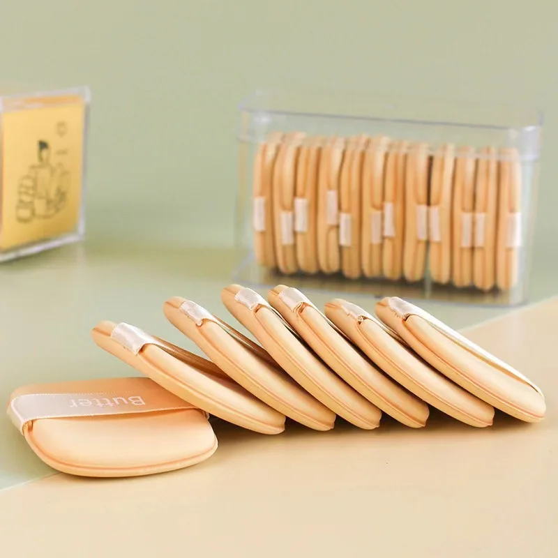 Hot Sale Yellow Butter Make Up Air Cushion Powder Puff Square Makeup Puffs Soft Cosmetic Face Puff