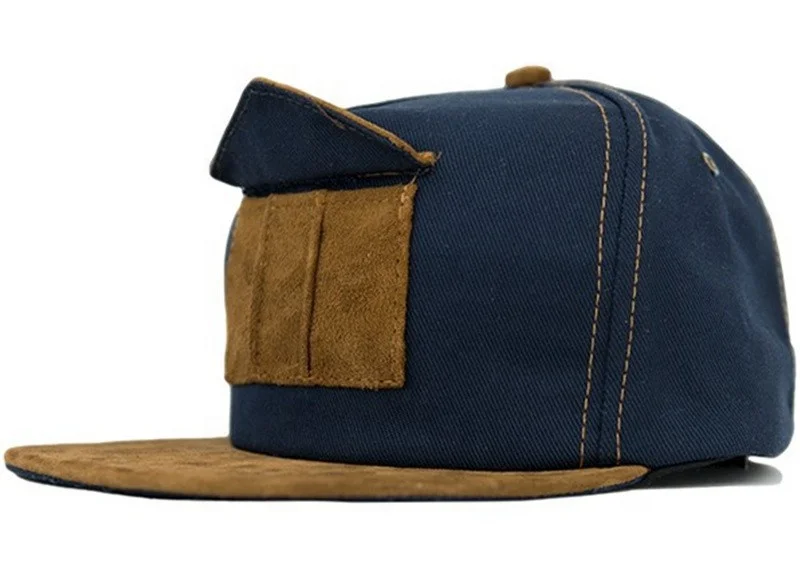 Модная крутая плоская шляпа rebate cap 5 панель с карманом