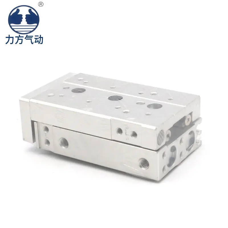 AirTAC cylinder HLSL6X10/HLSL6X20/30/50S series precision guide rail slide table cylinder