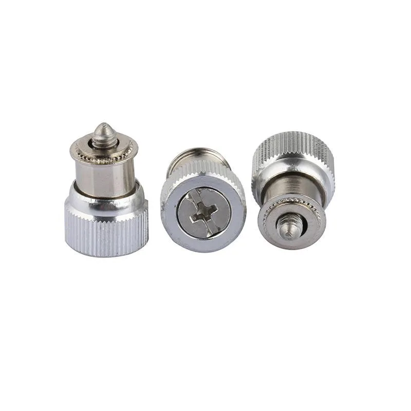 High Quality Self Clinching Panel Spring Loaded Captive Screw Pf11 Unified Thread with a Steel Knurling Knob Spring Loaded Screw
