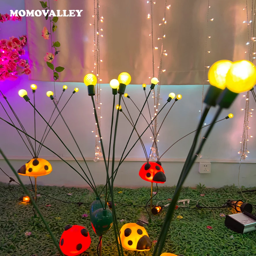6 Leds firefly dc garden lights bulb for outdoor decoration weddings terrace Indoor courtyard shop window park zoo