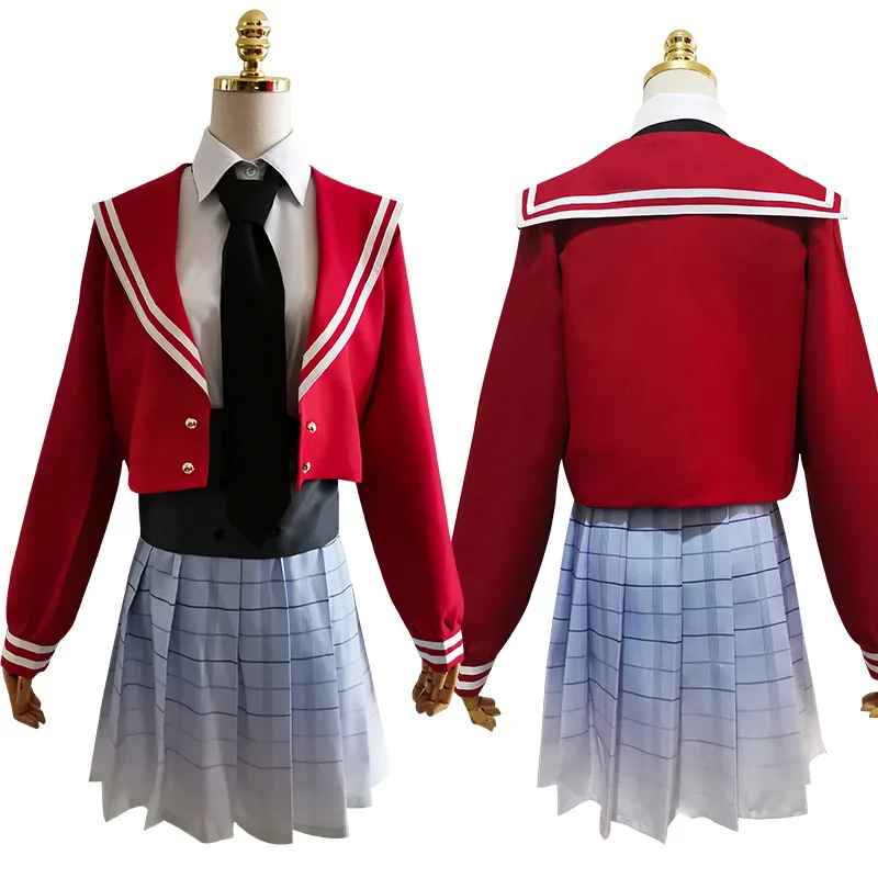 Saga Idol Is A Legend Cos Black Wood Zhi Zi Cosplay School Uniform Sailor Suit Secondary College Style Uniform