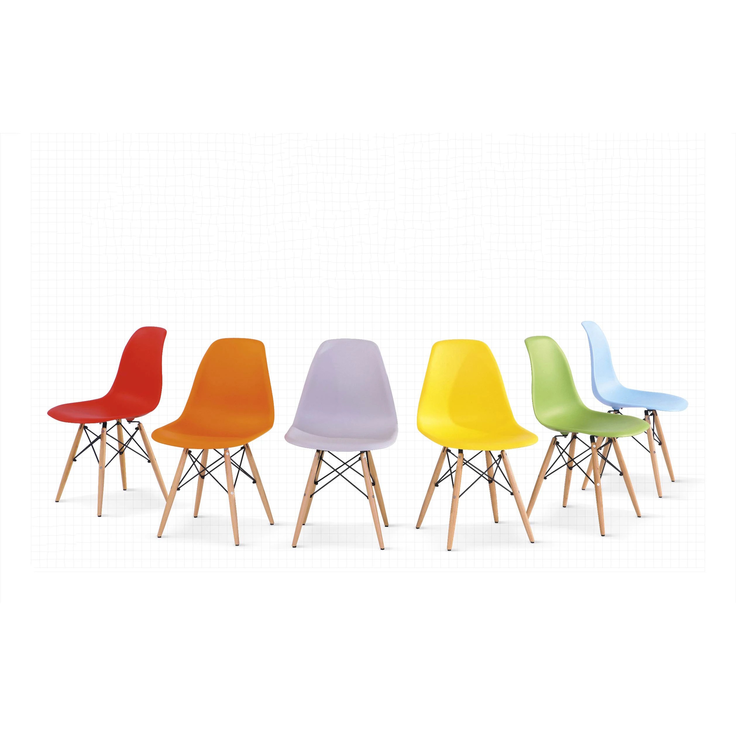 
hot selling dining room furniture cheap price simple creative dining chair plastic chair with wooden leg 