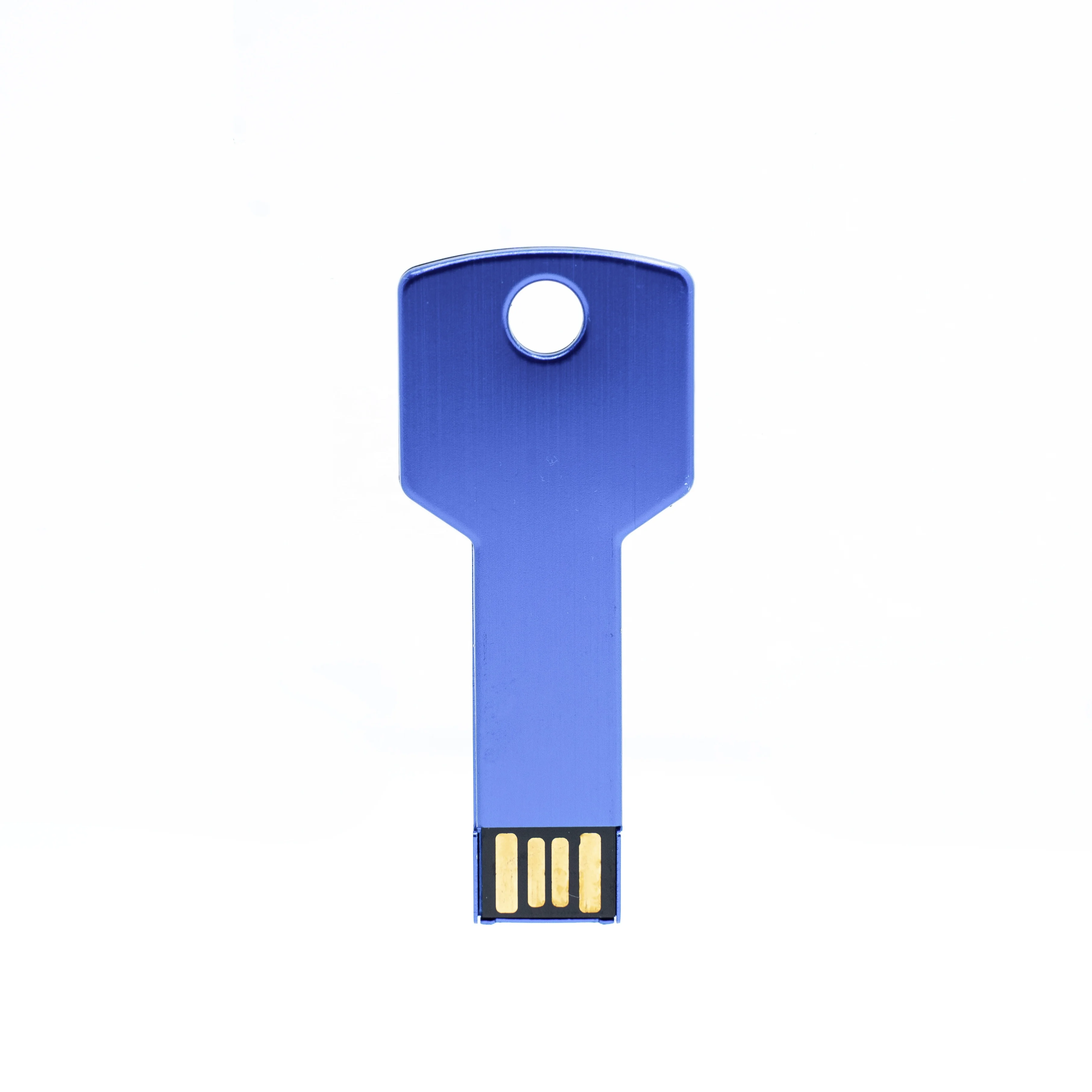 Best advertising business wedding gifts high speed metal casing key shaped chip memory stick 8gb with logo customised pen