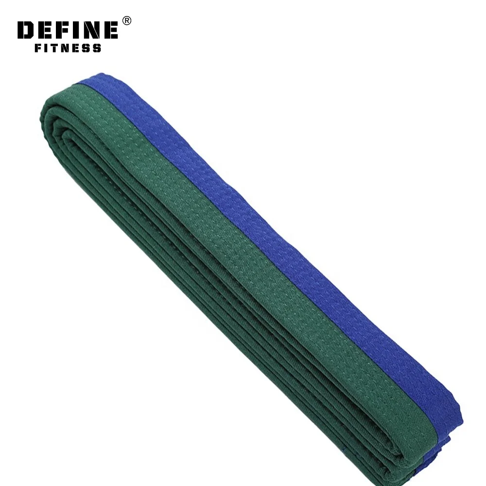 Define fitness Colourful martial arts custom belts taekwondo belts karate belts