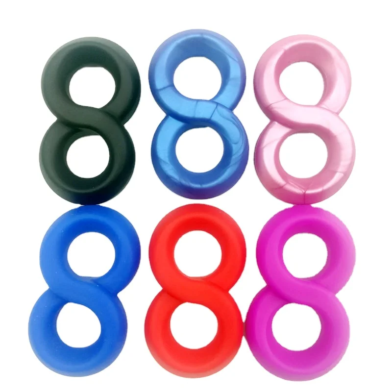 Can glow in the dark liquid silicone cock and ball ring sex toy for man