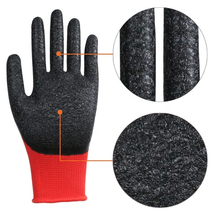  Espuma де латекс guantes de trabajo покрытие