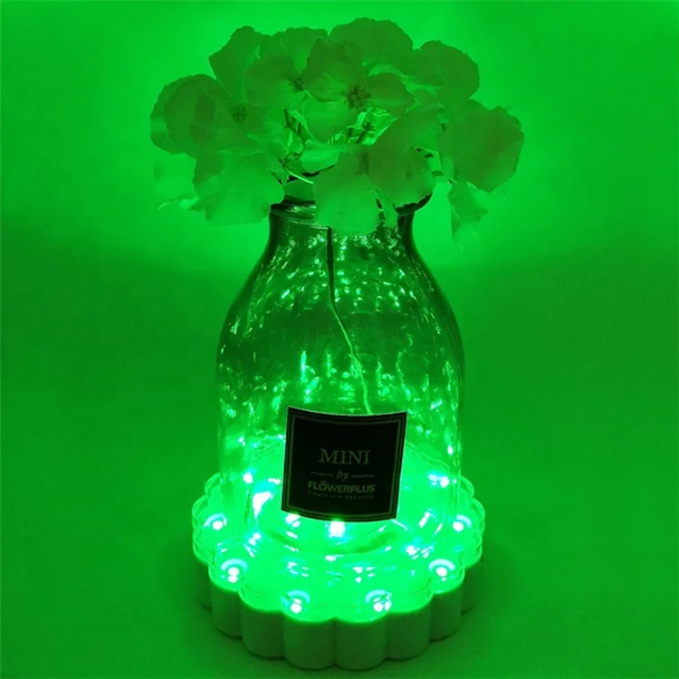 RGB круглая Свадебная настольная декоративная Основа 15 см для стеклянной вазы