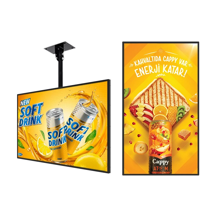 Hanging Wall Mounted Hd Screen 32 inch KFC Cafe Indoor Menu Board Digital Fast Food Smart Menu Board