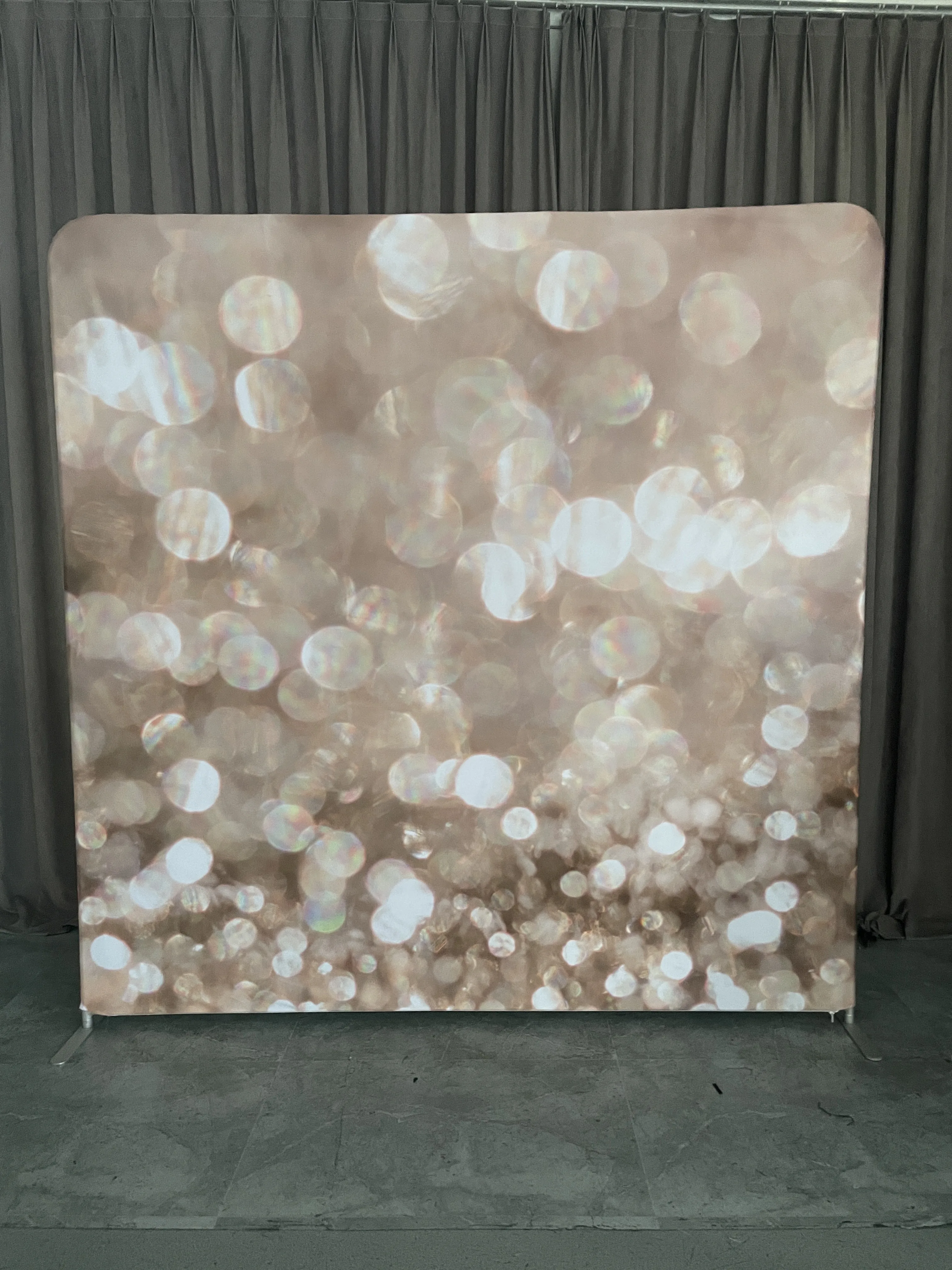 8x8ft Customized sea wave Advertising Backdrop Stand Photography Background for Photo Booth