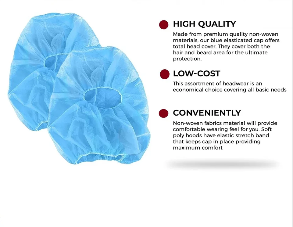 Nonwoven Disposable Surgical Hood Medical Space Cap Manufacturer head cover