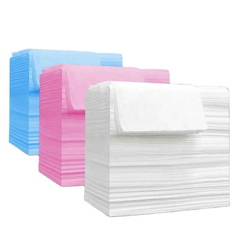 Waterproof Oil Proof Massage Table Sheets Disposable Non Woven SPA Bed Cover White Pink Blue Accessories Disposable Sheet