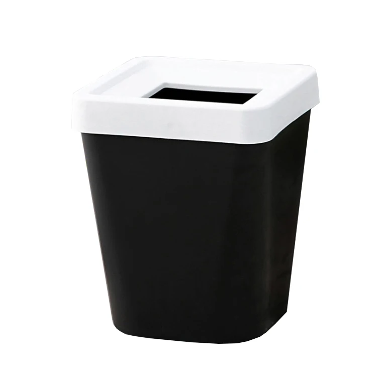 
METIS simple design office rectangular trash can plastic garbage trash bin 