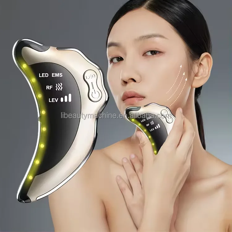 Korean Skincare Beauty Device Handheld Eye Face Lift LED Mask Lifting Wand Muscle Stimulator EMS Facial Massager