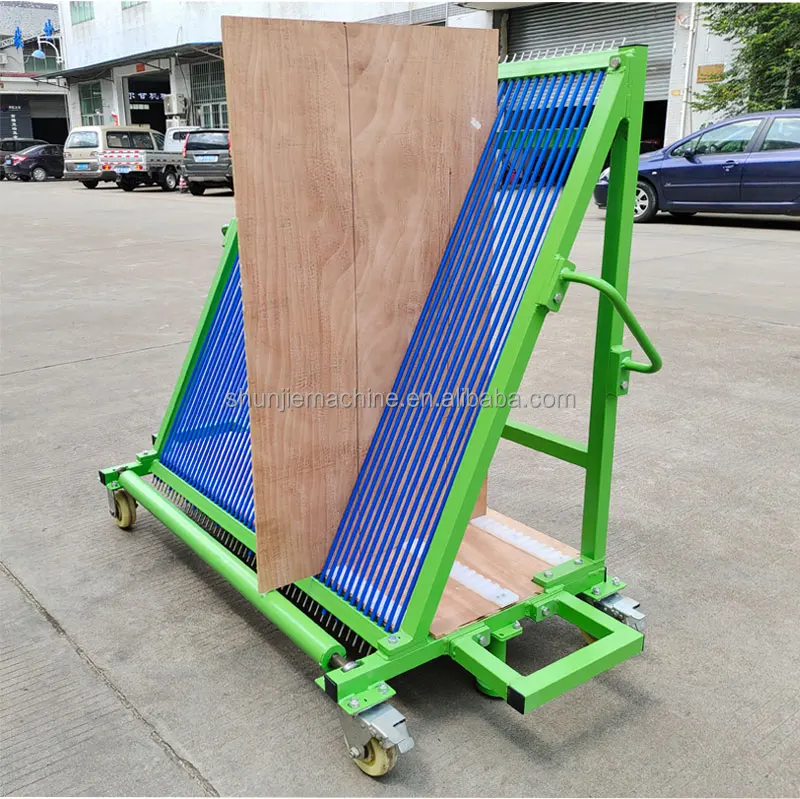 Customized glass stone transport storage trolleys rack cart with wheels glass carrying rack A frame rack for sale