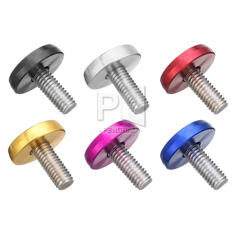 M6x15mm CNC Aluminum Car for Fender Washer Bolt Engine Bay Dress Up Kit