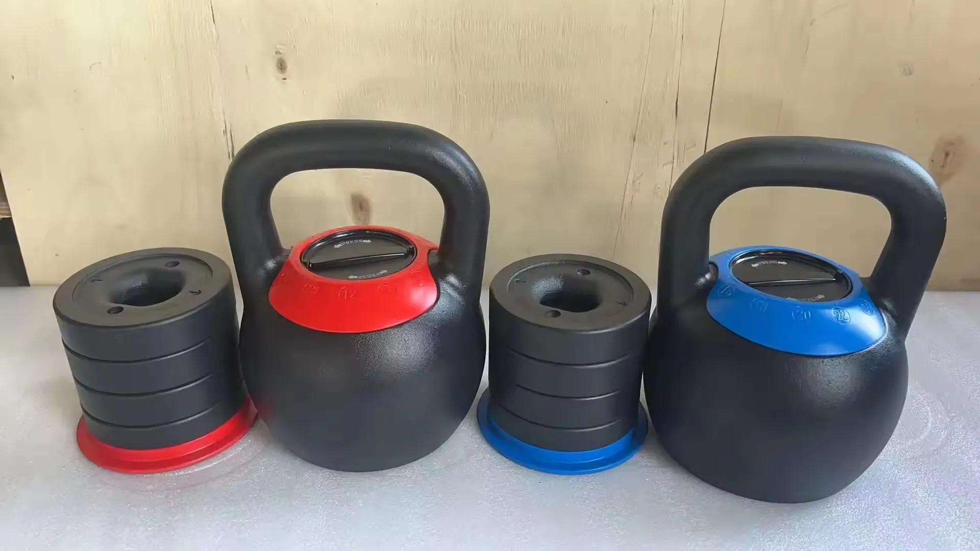 Hot Sale 5 In 1 Adjustable Kettlebell Gym Equipment Cast Iron Fitness Weight Lifting Adjustable Kettlebell
