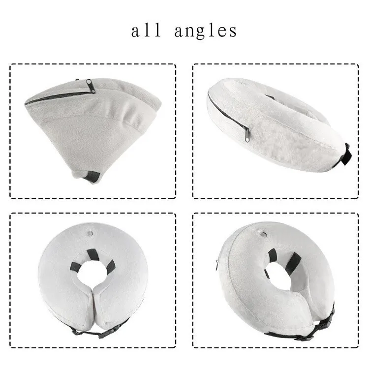 Anti-bite Injury Elizabethan Collar Inflatable Dog Collar Isabelino For Dogs Cat Recovery Neck Wound Protective Dog Accessories