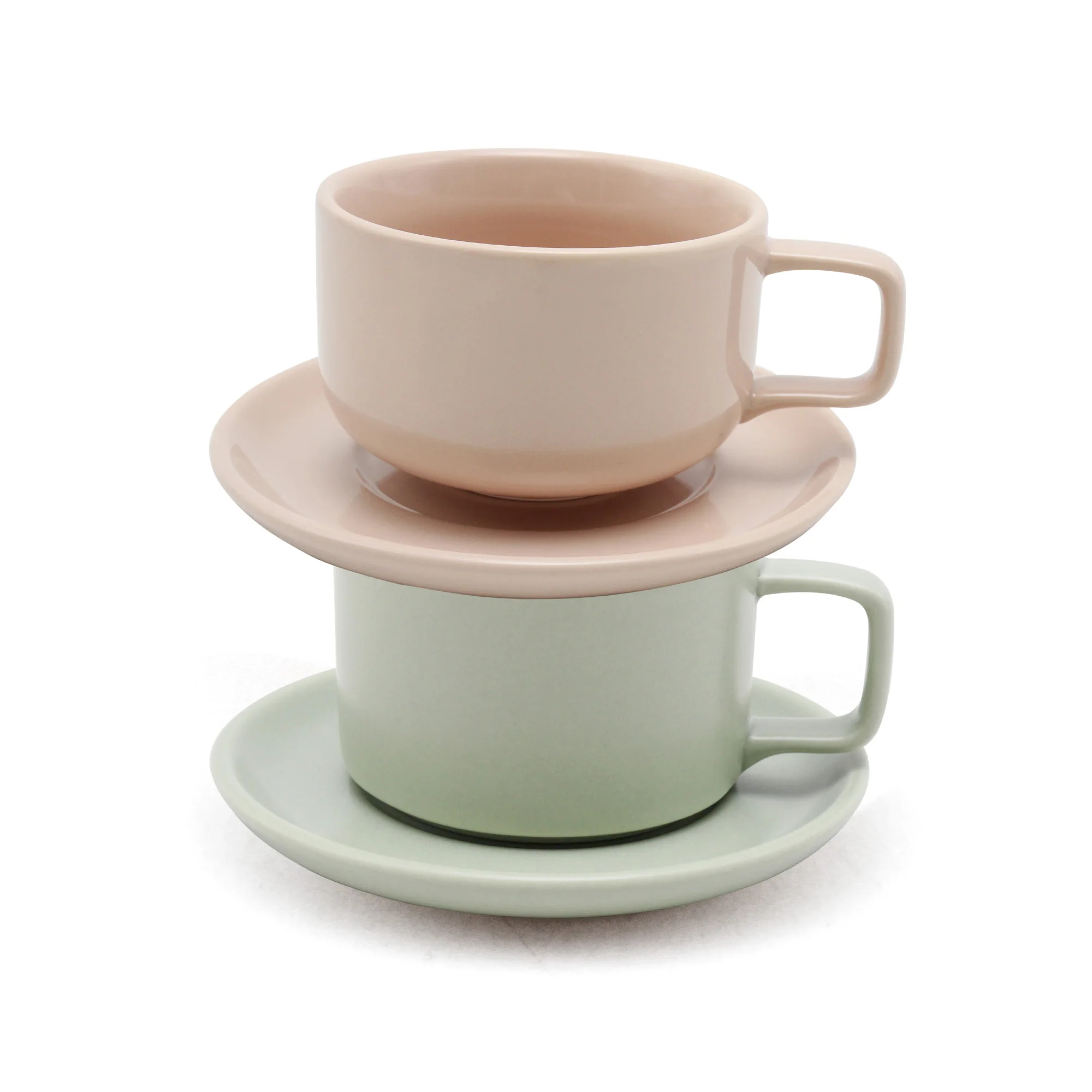 Custom Simple Color Ceramic Coffee Mug Mug Creative Ceramic Nordic Style Saucer Coffee Mug Espresso Cups Custom logo Ceramic