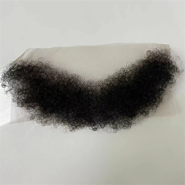 On Sale Woman Afro Hairline 100% European Virgin Human Hair Preplucked Natural Black Afro Curl Lace Hairpieces Toupee For Women