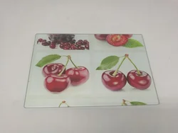 Sunmeta Custom Tempered Sublimation Chinchilla Glass Cutting Board for Kitchen