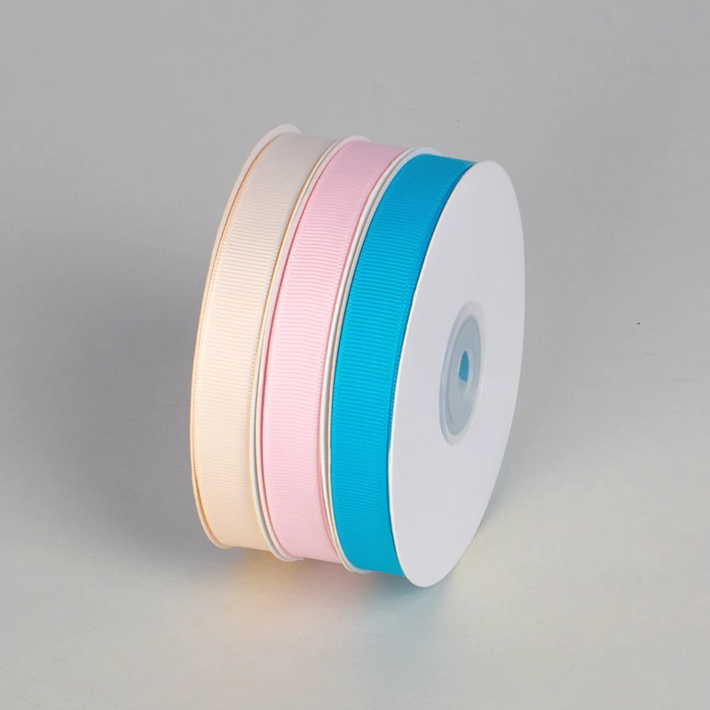  Производитель OEM 245 цвета 25 ярдов/рулон с фокусным расстоянием мм Grosgrain ремесла лук ручной работы подарочная упаковка для вечеринок свадебных платьев декоративных изделий шелк атласная
