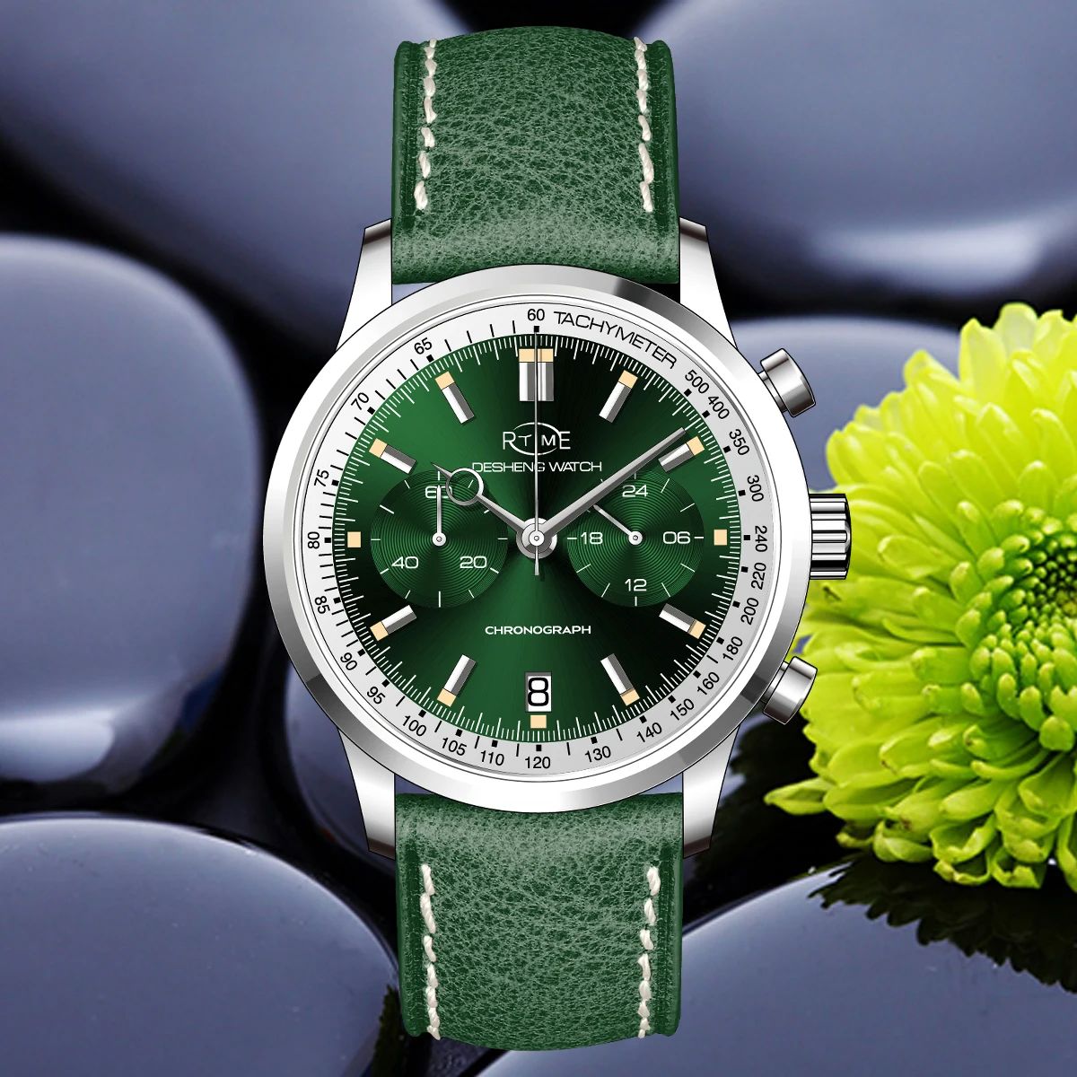 Chronograph Mens Original St1901 Movement Sapphire crystal glass Mechanical Men Wrist Watches