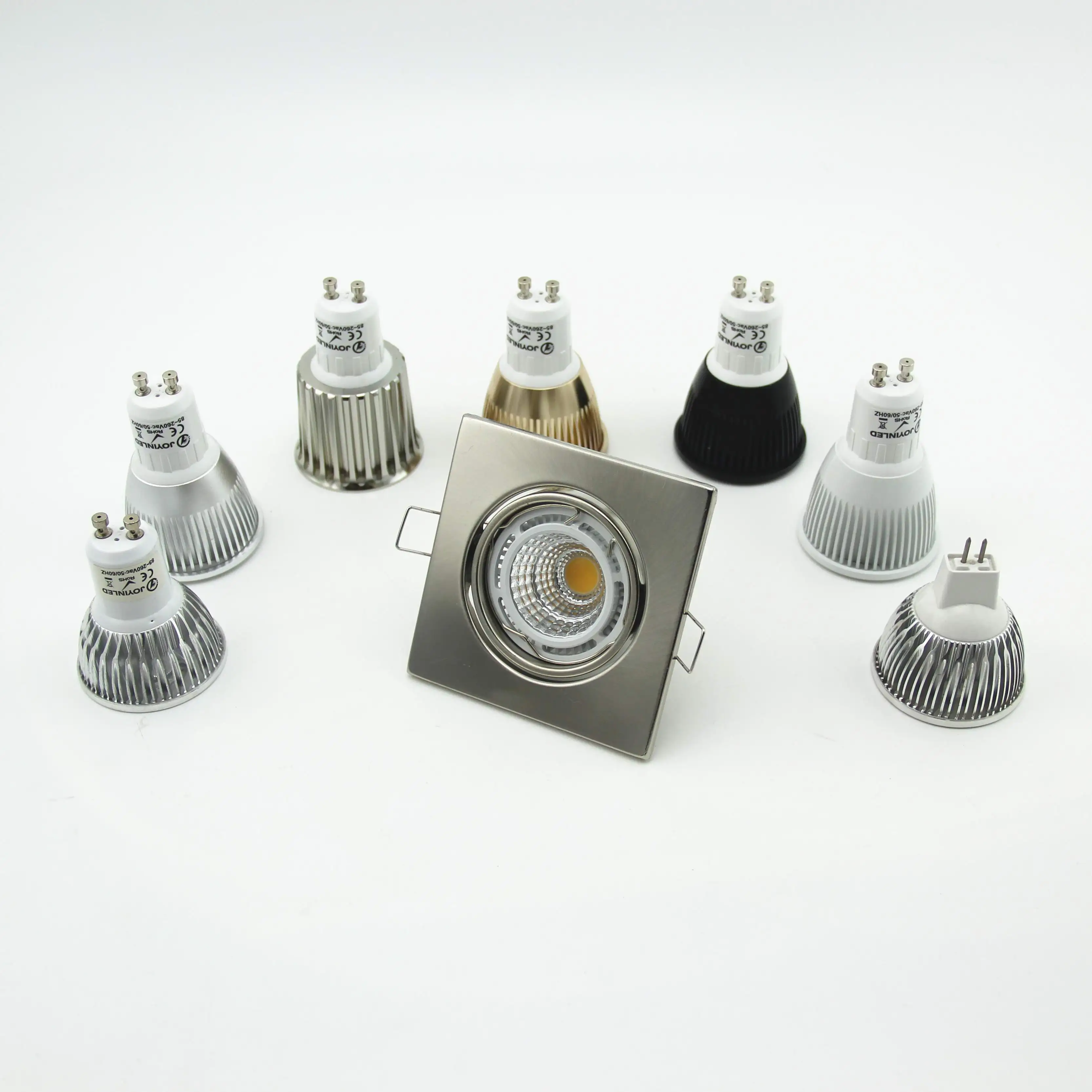 
Cut Hole 60mm Recessed Mr16 Ceiling Light Frame Gu10 Light Fixtures Spot LED Lighting 