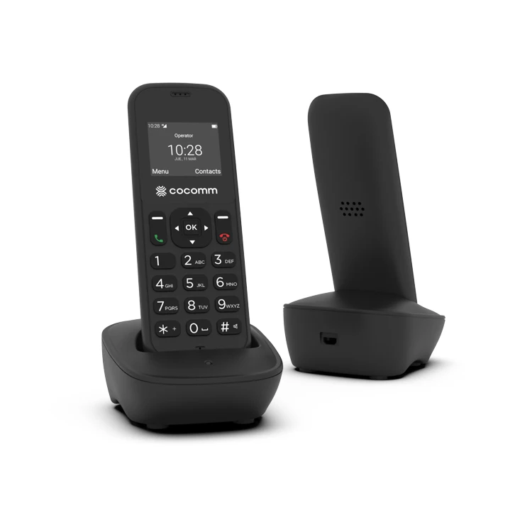 Lowest Price DT100  Customer Stock Fixed Wireless Phone Dect Cordless Phone Android  SOS Button Senior  Elderly