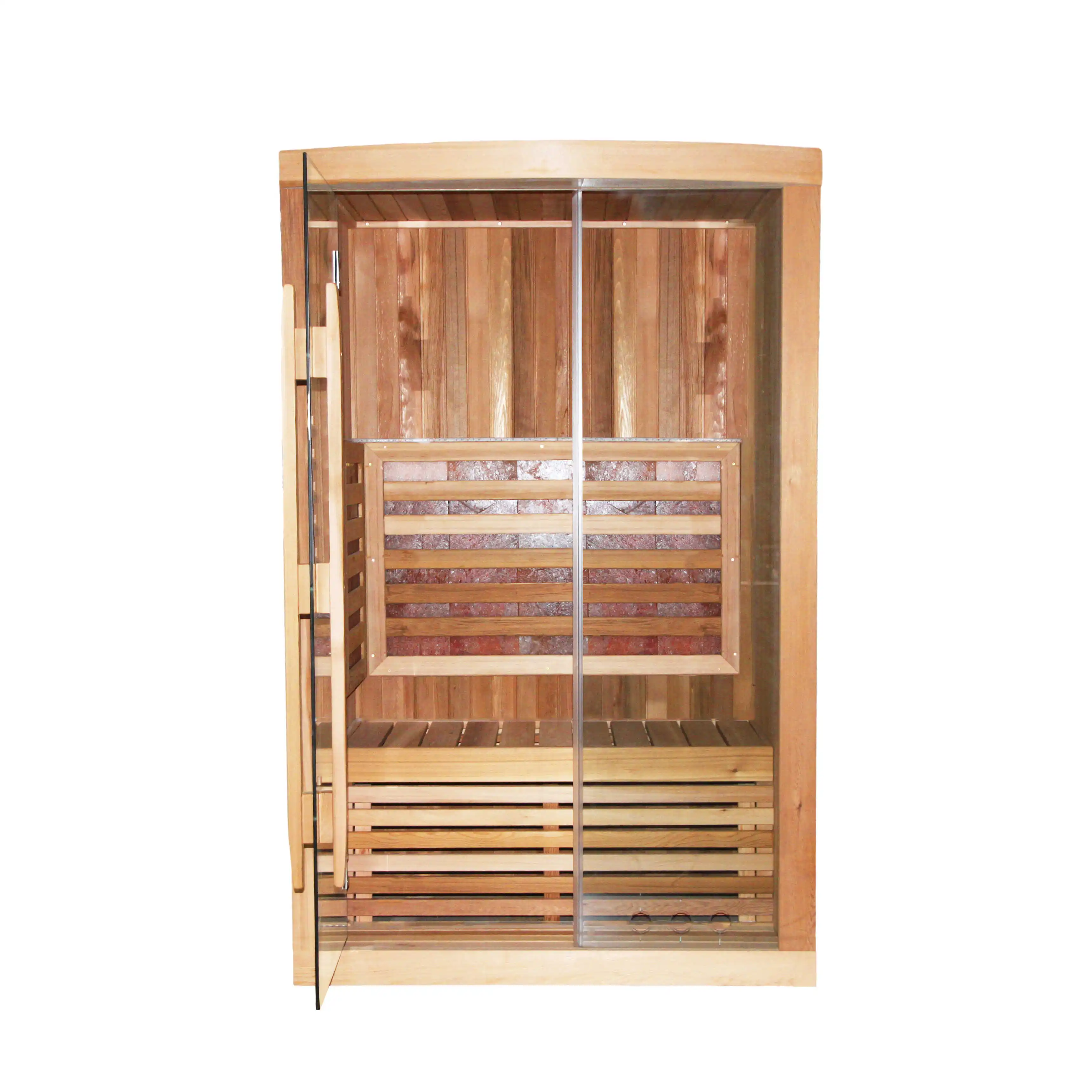 Factory Outlet Traditional 5-6 person Himalayan salt dry steam sauna